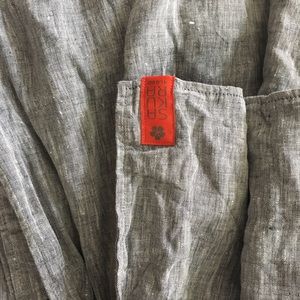 Sakura Bloom Silver Ring Marin Chambray fabric